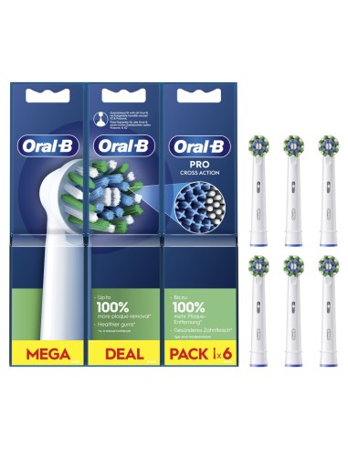 Rec. Dental Oral-B Braun EB506, Pack 2+2+2 Cross A