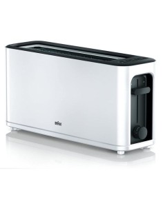 Tostador Braun HT3100WH, 1 Ranura, blanco