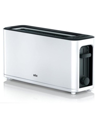 Tostador Braun HT3100WH, 1 Ranura, blanco