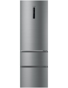 Combi Haier 3P HTR3619ENMN, 190x60cm, NFR, E, Inox