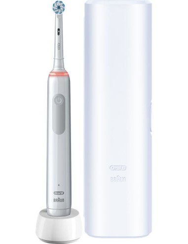 Cepillo Dental Braun Oral-B Pro3 3500, Blanco+Estu