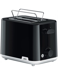 Tostador Braun HT1010BK, 2 Ranuras, negro