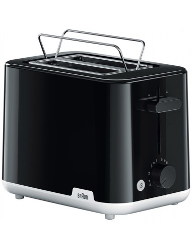 Tostador Braun HT1010BK, 2 Ranuras, negro