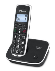 Telefono Inalambrico SPC 7608N, Negro, COMFORTS