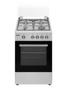 Cocina Corbero CCSF45020BX, 4 fuegos, 50cm, Inox,