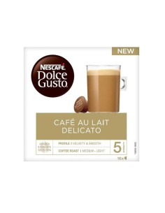 Capsula DG Nestle 12415782, Café con leche delicat