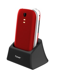 E200 MAX AUDIO 2 7,11 cm (2.8) 114 g Rojo Teléfono para personas mayores