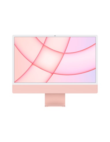 iMac Apple M M1 61 cm (24) 4480 x 2520 Pixeles 8 GB 512 GB SSD PC todo en uno macOS Big Sur Wi-Fi 6 (802.11ax) Rosa