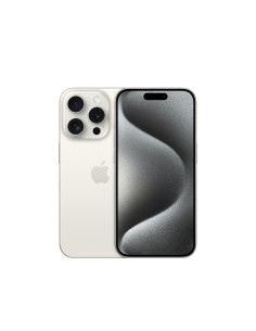 iPhone 15 Pro 15,5 cm (6.1) SIM doble iOS 17 5G USB Tipo C 512 GB Titanio, Blanco