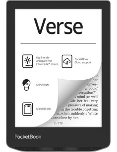 Verse lectore de e-book 8 GB Wifi Negro, Plata