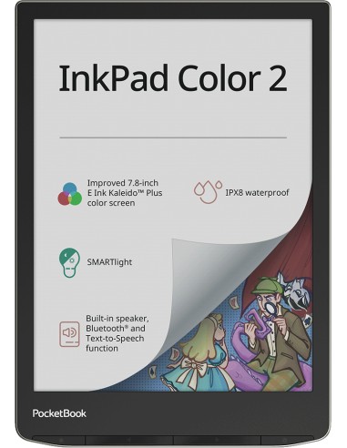 InkPad Color 2 lectore de e-book Pantalla táctil 32 GB Wifi Negro, Plata
