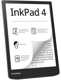 InkPad 4 lectore de e-book Pantalla táctil 32 GB Wifi Negro, Plata