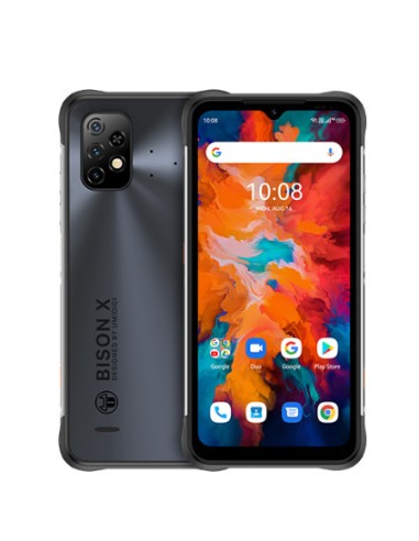 Bison X10 16,6 cm (6.53) Ranura híbrida Dual SIM Android 11 4G USB Tipo C 4 GB 64 GB 6150 mAh Negro