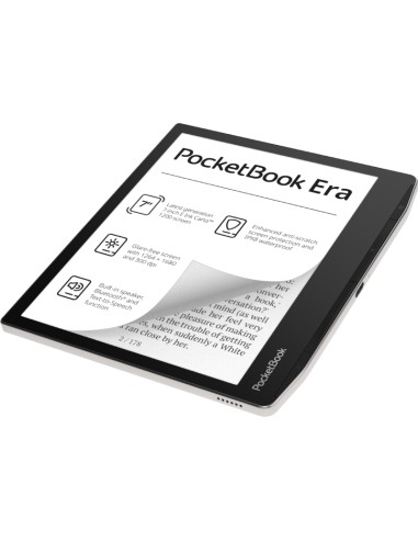 700 Era Silver lectore de e-book Pantalla táctil 16 GB Negro, Plata