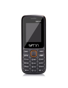 SMB102 teléfono móvil 4,32 cm (1.7) 60 g Negro Teléfono para personas mayores