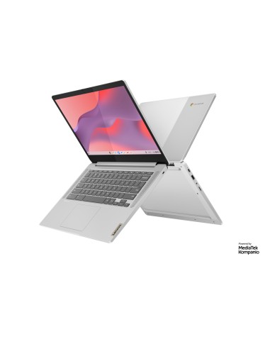 IdeaPad Slim 3 14M868 Chromebook 35,6 cm (14) Full HD MediaTek 8 GB LPDDR4x-SDRAM 128 GB eMMC Wi-Fi 6 (802.11ax) ChromeOS Gris