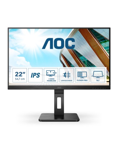 P2 22P2DU LED display 54,6 cm (21.5) 1920 x 1080 Pixeles Full HD Negro