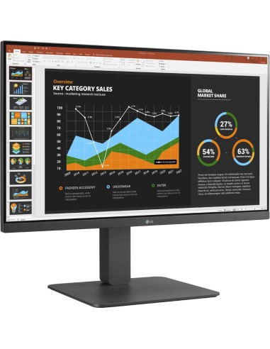 MONITOR 24BR650B-C.AEU 60,5 cm (23.8) 1920 x 1080 Pixeles Full HD LED Gris