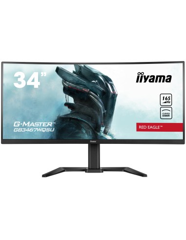 G-MASTER GB3467WQSU-B5 pantalla para PC 86,4 cm (34) 3440 x 1440 Pixeles UltraWide Quad HD LED Negro