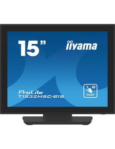 ProLite T1532MSC-B1S pantalla para PC 38,1 cm (15) 1024 x 768 Pixeles XGA LCD Pantalla táctil Negro