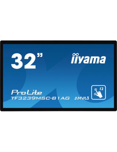 ProLite TF3239MSC-B1AG pantalla para PC 80 cm (31.5) 1920 x 1080 Pixeles Full HD LED Pantalla táctil Multi-usuario Negro