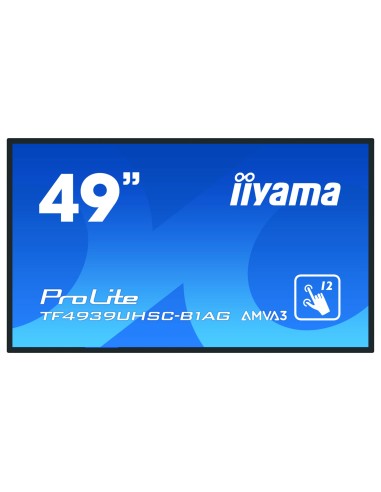 ProLite TF4939UHSC-B1AG pantalla para PC 124,5 cm (49) 3840 x 2160 Pixeles 4K Ultra HD LED Pantalla táctil Multi-usuario Negro