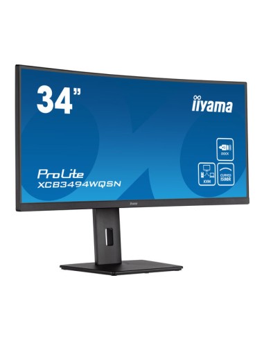 ProLite XCB3494WQSN-B5 LED display 86,4 cm (34) 3440 x 1440 Pixeles UltraWide Quad HD Negro