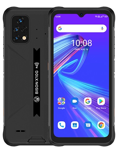 Bison X10G 16,6 cm (6.53) Ranura híbrida Dual SIM Android 11 4G USB Tipo C 4 GB 64 GB 6150 mAh Negro