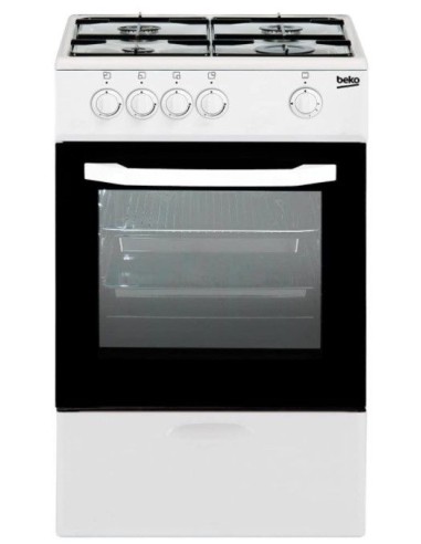 Cocina Beko CSG42009DW, 4 fuegos, 85x50