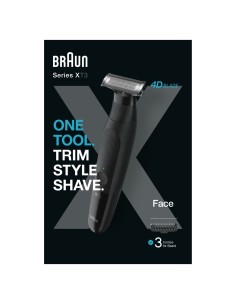 Barbero Braun XT3100, Afeita, recorta y perfila, H