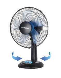 Ventilador Mesa Bastilipo ROCHE, 5 ASPAS, 30CM, 35