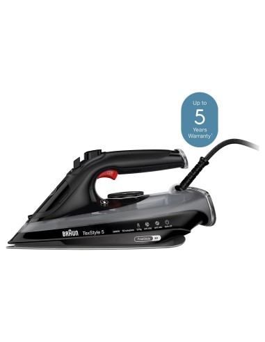Plancha vapor Braun SI5088BK, 2800W, 50gr/m, Eloxa