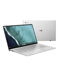 Chromebook Flip C434TA-AI0544 - Portátil 14 Full HD (Core m3-8100Y, 8GB RAM, 64GB eMMC, UHD Graphics 615, Chrome OS) Plata - Te