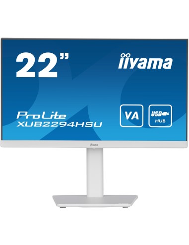 ProLite pantalla para PC 54,6 cm (21.5) 1920 x 1080 Pixeles Full HD Blanco