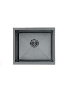 FREGADERO NOVA SIENA 1C 50X43 INOX NEGRO CRUADR