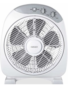 Ventilador box fan Haeger FF012004A home wind 30.