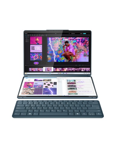 Yoga Book 9 13IMU9 Intel Core Ultra 7 155U H?brido (2-en-1) 338 cm (13.3) Pantalla t?ctil 2.8K 16 GB LPDDR5x-SDRAM 1 TB SSD Wi-F