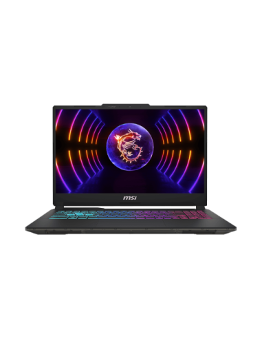 MSI PORTATIL CYBORG 15 A13VE-890XES. 15.6 FHD (1920*1080) 144HZ. IPS. I7-13700H. RTX 4050 GDDR6 6GB. DDR5 8GB*2. 1TB NVME PCIE S