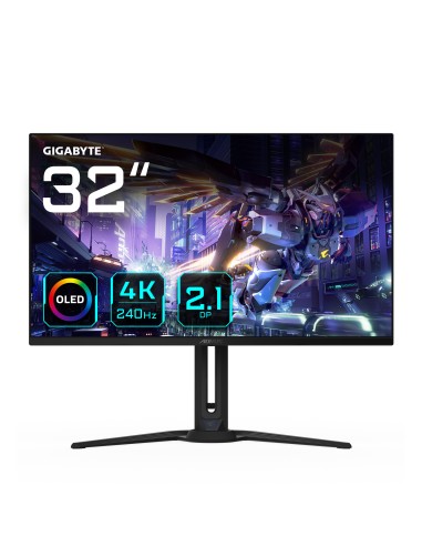 Monitor de juegos OLED AORUS FO32U2P de 32" - 3840 x 2160 (UHD) 240Hz 0.03ms 250 cdm? KVM FreeSync Premium Pro DisplayHDR True B