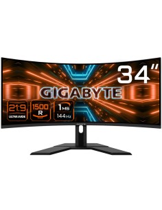 G34WQC A 34 Monitor de Juego Curvo WQHD - 3440 x 1440 (WQHD) 1500R 144Hz 1ms 350 cdm2 FreeSync Premium Display HDR400 HDMI 2.0 D