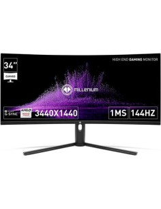 MONITOR GAM MILLENIUM 34 CURVO FHDIPS 144hz3440x14401msHDMIDisplay Port219WHITE