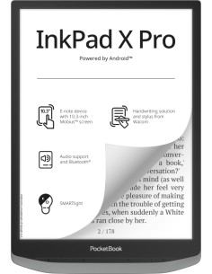 InkPad X Pro lectore de e-book Pantalla t?ctil 32 GB Wifi Gris