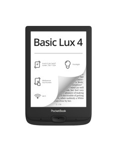 Basic Lux 4 lectore de e-book Pantalla t?ctil 8 GB Wifi Negro