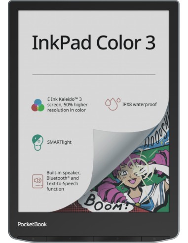 InkPad Color 3 lectore de e-book Pantalla t?ctil 32 GB Wifi Negro Gris