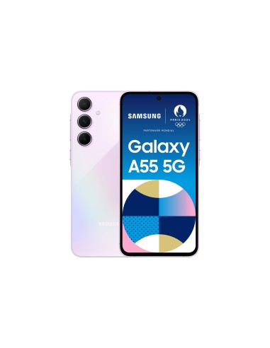 Galaxy A55 5G 168 cm (6.6) Ranura h?brida Dual SIM Android 14 USB Tipo C 8 GB 128 GB 5000 mAh Lila