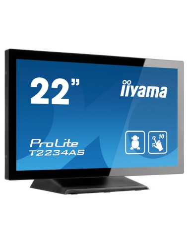 ProLite T2234AS-B1 pantalla para PC 546 cm (21.5) 1920 x 1080 Pixeles Full HD Pantalla t?ctil Multi-usuario Negro