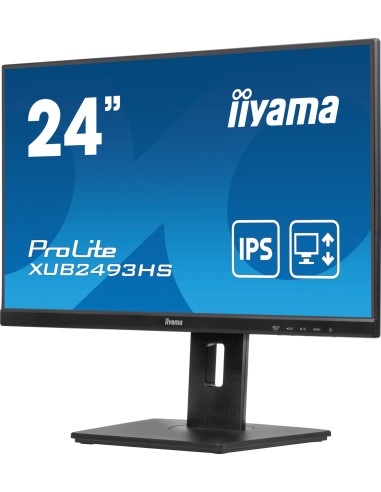 ProLite XUB2493HS-B6 pantalla para PC 605 cm (23.8) 1920 x 1080 Pixeles Full HD LED Negro