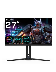 AORUS Monitor de juego FO27Q2 OLED QHD de 27" - 2560 x 1440 (QHD) 240Hz 0.03ms KVM 250 cdm? FreeSync Premium Pro DisplayHDR True