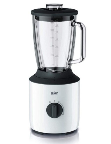 Batidora Vaso Braun JB3150WH 1.5L Vaso cristal