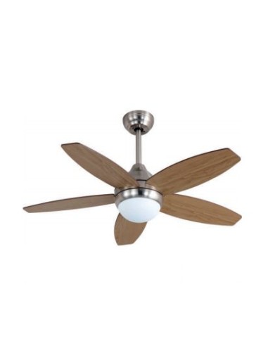 Ventilador Techo Bastilipo BALI NIQUEL 3LED 107cm